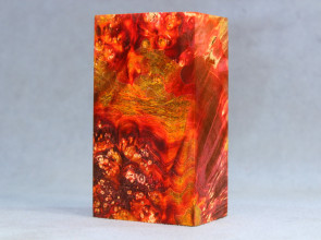 Stabilized Maple Burl Wood Mod Block